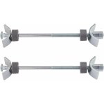 Cyclingcolors - 2x vis relieuse pour plan de travail m6 x 100mm avec �trier fixation et bague plastique ...