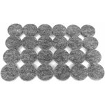 Cyclingcolors - 48x patin feutre autocollant auto - adh�sifs rond 25mm glisseur 5mm anti rayure anti ...