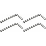 4x cl allen 6mm en forme de l longueur 90mm acier meuble clef 6 pans creux chc m6 hexagonale