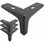 Cyclingcolors - 4x pied de meuble en mtal en forme de triangle style moderne meuble tv canap buffet ...