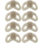 Cyclingcolors - 8x �querre de fixation �tag�re acier � visser 19x19x15 ferrure assemblage bois support ...