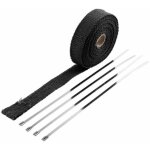 Bande d'isolation thermique universelle 25mm x 10m en fibre de verre avec 5 attaches zippes verrouillables ...