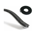 Joint brosse non adhésif noir coulissant bande anti poussière recouvrant les trous de montage fenêtre ... Joint brosse non adhésif noir coulissant bande anti poussière recouvrant les trous de montage fenêtre ...