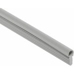 Joint d'étanchéité avec traverse harpon lèvre ronde en plastique gris à enfoncer 13 x 5mm profil infiltration ... Joint d'étanchéité avec traverse harpon lèvre ronde en plastique gris à enfoncer 13 x 5mm profil infiltration ...