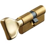 Cylindre � bouton iseo city laiton - iseo jaune / dor� n / a 30 mm 40 mm laiton cylindre bouton