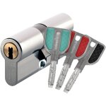 Vachette ? cylindre de serrure � double entr�e 32, 5x62, 5mm ? goupilles multidirectionnelles en acier ...