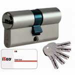 City - cylindre cavers iseo isr6 - 2 entrées variées - nickelé - 30 x 40 mm City - cylindre cavers iseo isr6 - 2 entrées variées - nickelé - 30 x 40 mm