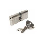 Bricard cylindre de serrure alpha l. 40 + 40 mm