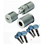 Cylindre de serrure cavith 53mm ext�rieur ? 36mm int�rieur ? 6 cl�s incopiables de haute s�curit� ? laiton ...