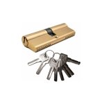 Cylindre de serrure, cylindre dbrayable 42. 5 / 42. 5(85mm) 8 cls finition en laiton haute scurit ...