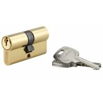Cylindre de serrure double entr�e, 30x30mm, anti - arrachement, 3 cl�s, laiton - thirard