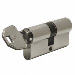 Vachette - cylindre de serrure nickel� v6, 30x40 mm, 6 goupilles, 4 cl�s r�versibles