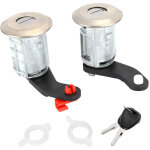 Cylindre de serrure de porte gauche / droite avec 2 cl�s 7701470944 compatible avec renault master 1998 ...