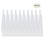 Lot de 20 embout douille pistolet silicone cartouche douilles silicone buses de rechange pour mastic ...