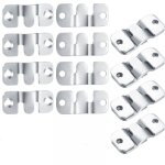 Cyslmuk - 8pcs support montage encastr� dissimul�, crochet pour cadre photo, mural cintre photo, supports ...