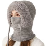 Chapeau d'hiver pour femme - masque de ski multifonctionnel - chapeau de tempête d'hiver - adapté au ... Chapeau d'hiver pour femme - masque de ski multifonctionnel - chapeau de tempête d'hiver - adapté au ...