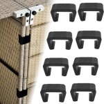 Cyslmuk - clips de fixation pour meubles de jardin en rotin osier pinces � meubles plastique pinces � ...
