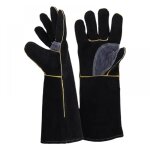 Cyslmuk - gants r�sistants au feu et � la chaleur, en cuir avec coutures en kevlar, parfaits pour chemin�e, ...