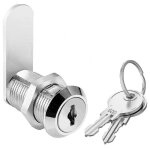 Serrure de bo�te aux lettres de s�curit� avec 2 cl�s, serrure de classeur en m�tal