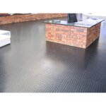 Dalle caoutchouc pastill�e - coloris noir