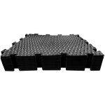 Dalle clipsable en pvc très souple - 50 x 50 x 0. 8 cm - noir Dalle clipsable en pvc très souple - 50 x 50 x 0. 8 cm - noir