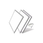 Silumen - dalle led 60x60 slim 48w alu (pack) - pack de 2 / blanc froid