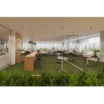 Dalle moquette tufte boucle polyamide azienda vert 50x50