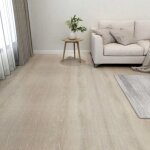 Dalles de plancher autoadh�sives 55 pcs pvc 5, 11 m� beige vidaxl