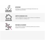 Deladeco - dalle pvc � clipsable loeiz william 47x90 - dimensions:47x90 - william - 2. 115 m2