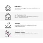 Hellocarpet - dalles pvc plombantes rhys i b�ton anthracite 91, 44x91, 44 - b�ton anthracite