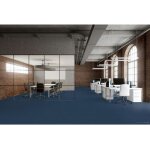 Deladeco - dalle pvc usage intensif relief sigrid bleu gris 50x50 - dimensions:50x50 - bleu gris - 6 ...