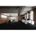 Deladeco - dalle pvc usage intensif relief sigrid noir 50x50 - dimensions:50x50 - noir - 6 m2