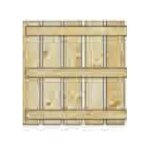 Dalle rainuree - lisse 50x50 ep 38mm