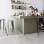 Gerflor - dalle de sol pvc clipsable sous couche int�gr�e effet b�ton pepper light 2. 04 m�