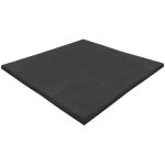 Dalle de sport noire - 100x100 cm - 15 mm - epdm