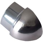 Angle ext�rieur pour profil� en quart de cercle en acier inoxydable, profil� pour carrelage - poli 12, ...