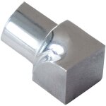 Angle int�rieur pour profil� en quart de cercle en acier inoxydable, profil� pour carrelage - poli 8mm, ...