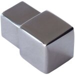 Embout pour rail  carrelage profil carr en acier inoxydable, profil  carrelage - poli 12, 5mm, 1 pice ...