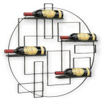 Dandibo - casier � vin m�tal noir mural 'pi4' casier � bouteilles 80 cm porte - bouteilles �tag�re murale ...