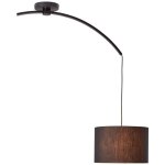 Daria suspension avec bras d'extension noir luminaires d'int�rieur, suspensions 1x a60, e27, 40w, convient ...