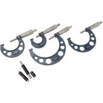 Pce - dasqua 4111 - 8210 jeu de 4 microm�tres ext�rieurs 0 - 100 mm lecture: 0. 01 mm r686612