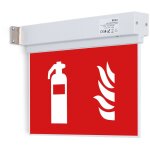 Bloc autonome d'éclairage de sécurité avec pictogramme Bloc autonome d'éclairage de sécurité avec pictogramme