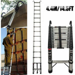 �chelle t�lescopique 4. 4m avec crochet conception t�lescopique en acier inoxydable en131 de haute qualit� ...