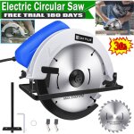 Dayplus - 3600w scie circulaire � main scie circulaire lame de scie 185mm profondeur de coupe sciage
