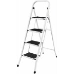 Dayplus - escabeau 4 marches en extra large et confortable pliable, capacit de charge 150 kg