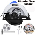 Dayplus - scies scie circulaire manuelle 185mm guide parallle laser incl. lame de rechange