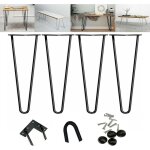 Lot de 4 pied de table en métal pied en Épingle à cheveux de meubles scandinave hairpin pied diy 41 cm ... Lot de 4 pied de table en métal pied en Épingle à cheveux de meubles scandinave hairpin pied diy 41 cm ...