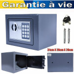 Dayplus - gris coffre fort rangement lectronique serrure  combinaison digitale 31cmx20cm