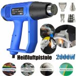 Schoir  air chaud pistolet  air chaud 2000w temprature pistolet thermortractable avec 4 pices accessoire ...