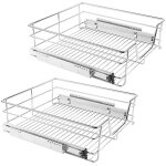 Dazhom - lot de 2 panier � tiroir t�lescopique 46 cm